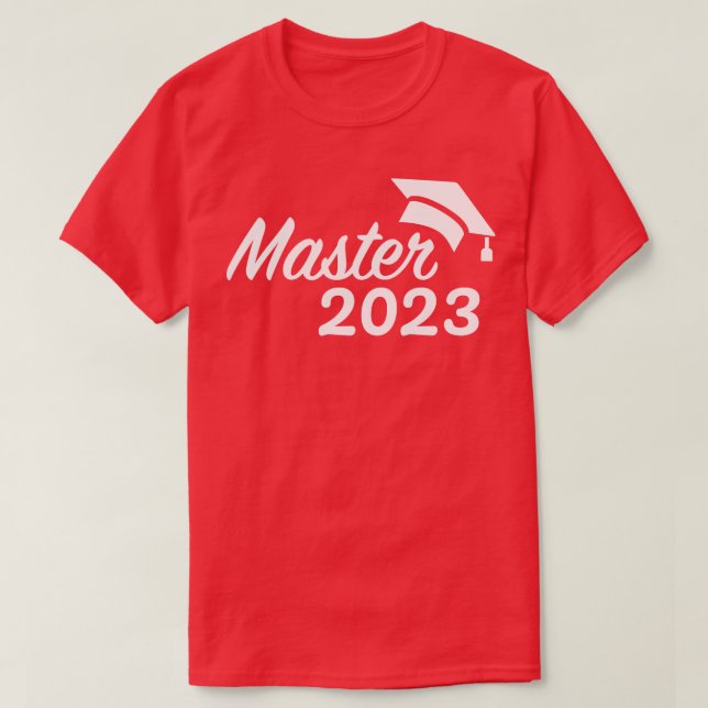 T-shirt Master 2023 graduation pour diplômé (Design devant)