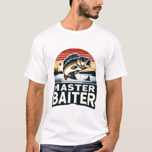 T-shirt Master Baiter, Humour de pêche