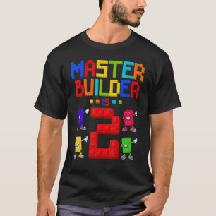 T-shirt Master Builder a 2 ans Bâtiment ancien 2e annivers