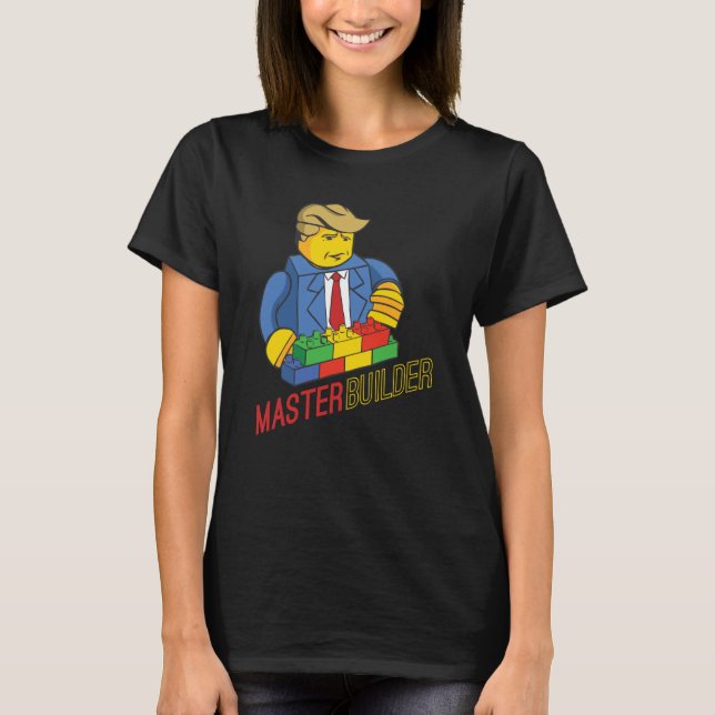 T-shirt Master Builder Building Blocks Men Women Youth  12 (Devant)