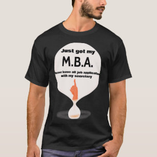 T-shirt Master Diplôme Chemise de Graduation _1
