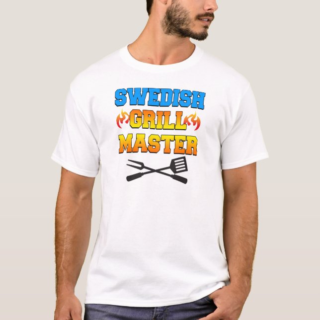 T-shirt Master Grill suédois (Devant)