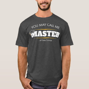 T-shirt Master of Data Science Funny Graduation Don