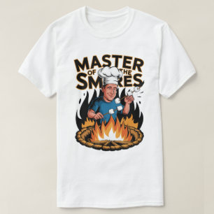 T-shirt Master of the S’mores Conception de Cuisine de feu