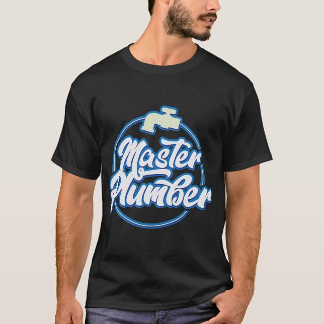 T-shirt Master-Plumber-Plumbing-Expert (Devant)