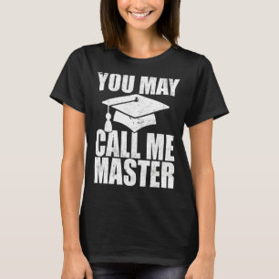 T-shirt Masters Dessins Pour Hommes Femmes Mba Éducation