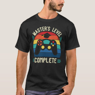 T-shirt Master's Level Complete, Graduation GIft, Masters 