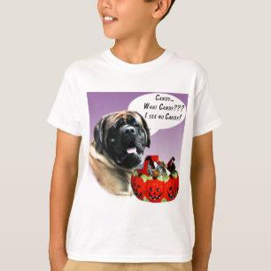 T-shirt Mastiff (abricot) HalloweenCandy