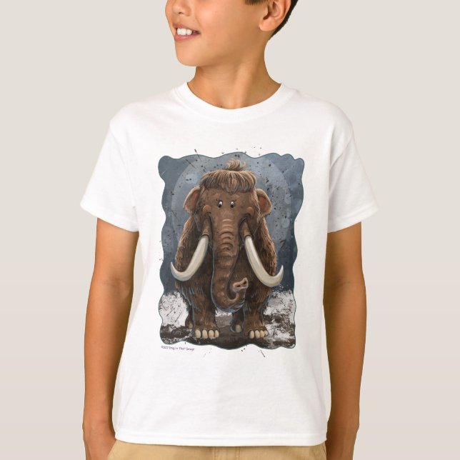 T-shirt Mastodon de la parade animale (Devant)