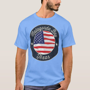 T-shirt Matagorda Bay Patriotique Teas Souvenir