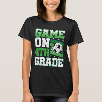 T-shirt Match de football en 4e année Ck à l'école Mignon 