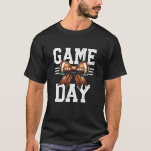 T-shirt Match de football, Nœud coquet, Cadeau de football