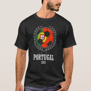 T-shirt Match de football portugais au Portugal Jour  2022