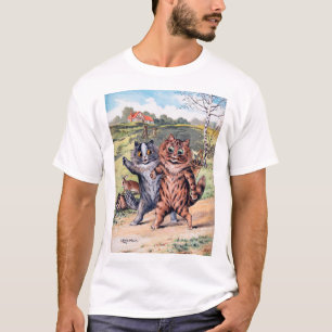 T-shirt Match de golf, Louis Wain