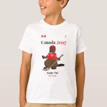 Match de hockey de castor du Canada 150 en 2017