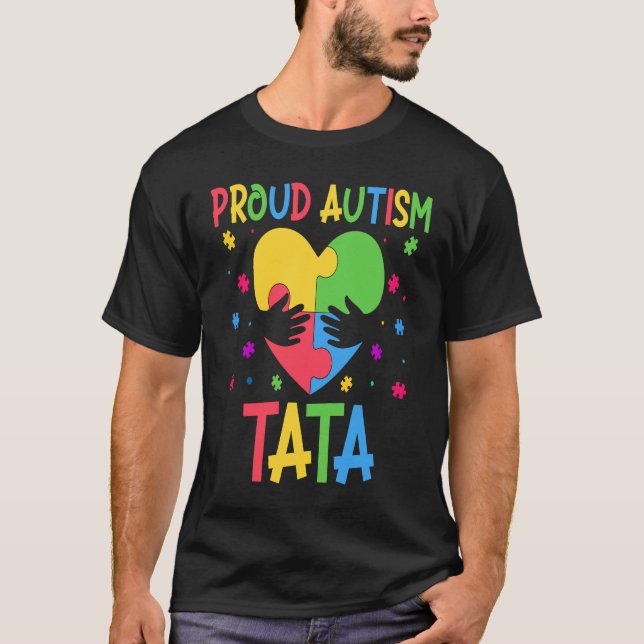 T-shirt Matching Family Autism Awareness Month Proud Autis (Devant)