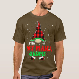 T-shirt Matching Family Buffalo Plaid Plaid Chaud Mama Gno