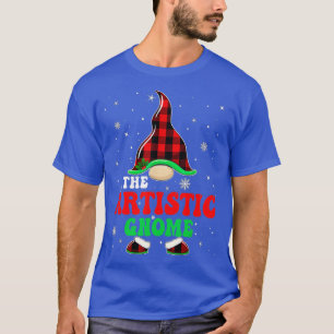 T-shirt Matching Family Buffalo Plaid The Artistic Gnome C