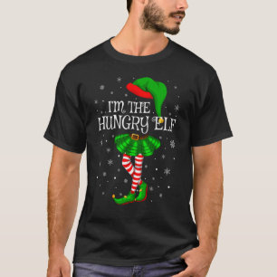 T-shirt Matching Family Group I'm The Hungry Elf Christmas