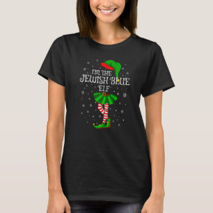T-shirt Matching Family Group I'm The Jewish Blue Elf Chri