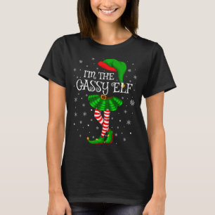 T-shirt Matching Family I'm The Gassy Elf Christmas