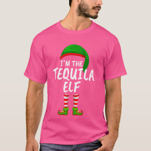 T-shirt Matching Family I'm The Tequila Elf Christmas