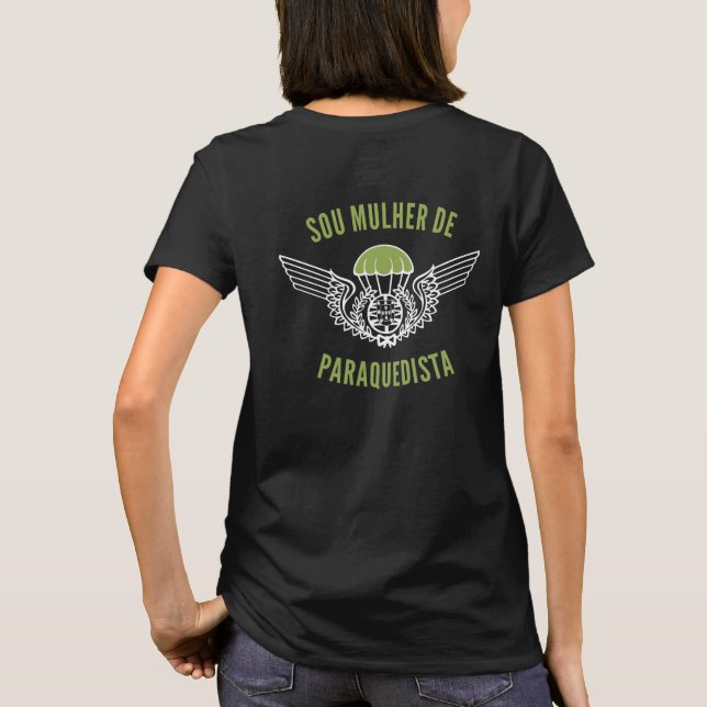 T-shirt Matching Family Portuguese Paratrooper (Dos)