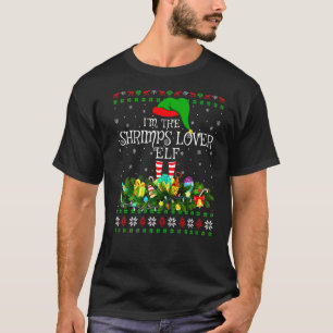 T-shirt Matching Family Ugly Je suis The Shrimps Elf Chris