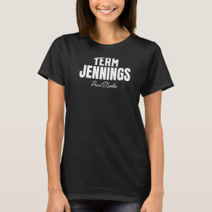 T-shirt Matching Team Jennings Fier Membre Jennings Famil