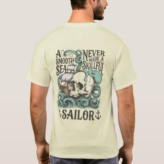 T-shirt Matelot Crâne & Kraken – Aventure Nautique Vintage