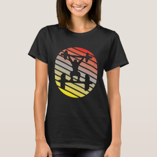 T-shirt Matériel de fitness musculation force sport