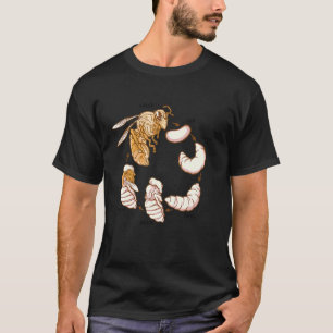 T-shirt matériel de homeschooling sur les cycles de vie de