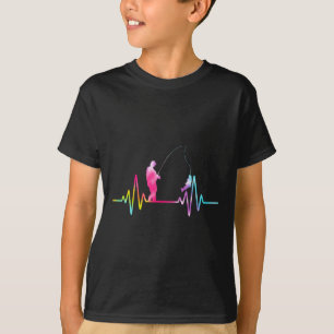 T-shirt Matériel de pêche à l'omble de fontaine Tie Dye Pê