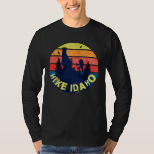 T-shirt Matériel de Randonnée Randonnée Idaho Avec Un Fond