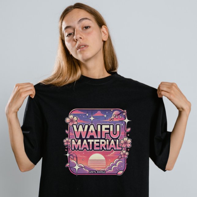 T-shirt Matériel Waifu" (Créateur téléchargé)
