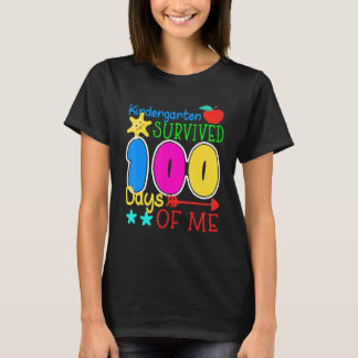 T-shirt Maternelle a survécu à 100 jours de moi professeur