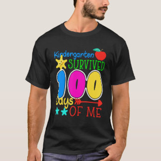 T-shirt Maternelle a survécu à 100 jours de moi professeur