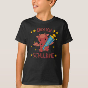 T-shirt maternelle Dragon School Children School Cone