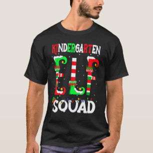 T-shirt maternelle elfe équipe Noël Enseignant Xmas garçon