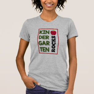 T-shirt maternelle jardin d'enfants Rocks Enseignant