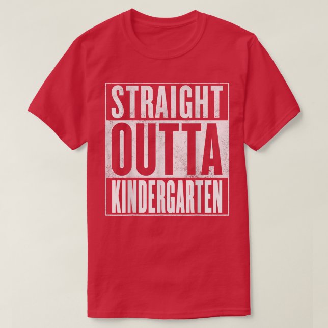 T-shirt Maternelle - Juste En Dehors De Kindergarten T-shi (Design devant)