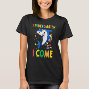T-shirt Maternelle Me Voilà Requin Retour à l'École Étudia