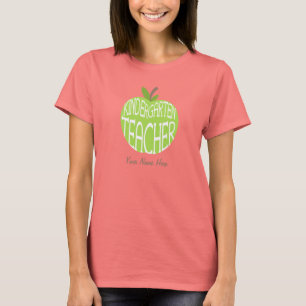 T-shirt maternelle Professeur T Chemise - Pomme verte