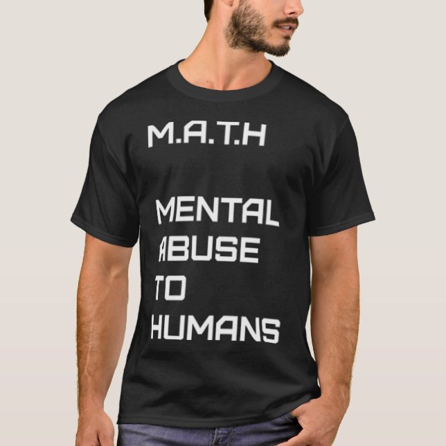 T-shirt Math cheval artsy (Devant)