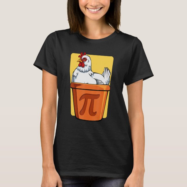 T-shirt Math Citation Mathématiques Pot Nerd Algebra Poule (Devant)