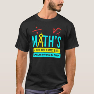 T-shirt Math Enseignant École Collège Étudiant Mathématiqu