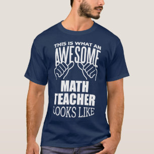 T-shirt Math Enseignant Funny Cadeau Design 2
