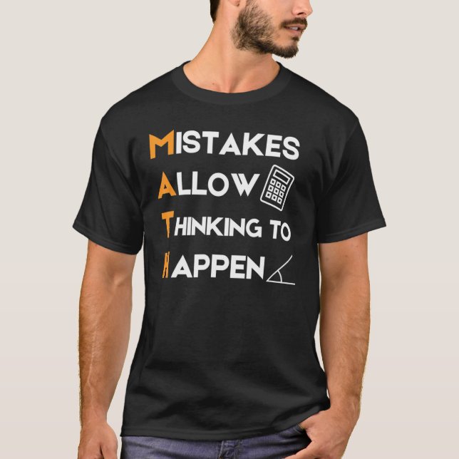 T-shirt Math Enseignant Graphisme Meilleur Enseignant Math (Devant)