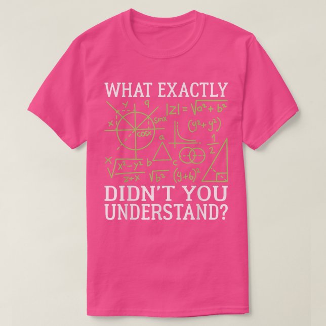 T-shirt Math Enseignant Sciences Physique Formule Mathémat (Design devant)