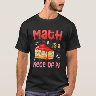 T-shirt Math Est Une Pièce De Pie Math Pi Day Enfants Étud